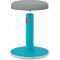 Tabouret assis/debout Leitz Ergo Cosy Active, L 370 x P 370 x H 460 - 790 mm, jusqu'à 110 kg, bleu doux