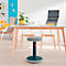 Tabouret assis/debout Leitz Ergo Cosy Active, L 370 x P 370 x H 460 - 790 mm, jusqu'à 110 kg, gris velours