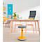 Tabouret assis/debout Leitz Ergo Cosy Active, L 370 x P 370 x H 460 - 790 mm, jusqu'à 110 kg, jaune chaud