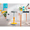 Tabouret assis/debout Leitz Ergo Cosy Active, L 370 x P 370 x H 460 - 790 mm, jusqu'à 110 kg, jaune chaud