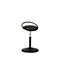 Tabouret assis/debout ROVO SOLO, avec anneau d'assise, similicuir, noir/noir