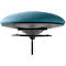 Tabouret d'assise/de sol Topstar BBT-Coach, pied en polyuréthane thermoplastique (TPU), hauteur d'assise 520-720 mm, bleu pétrole/blanc