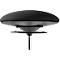 Tabouret d'assise/de sol Topstar BBT-Coach, pied en polyuréthane thermoplastique (TPU), hauteur d'assise 520-720 mm, noir/blanc