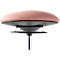 Tabouret d'assise/de sol Topstar BBT-Coach, pied en polyuréthane thermoplastique (TPU), hauteur d'assise 520-720 mm, rose/blanc