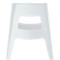 Tabouret de bar Paperflow BELLINI, hauteur d'assise 46 mm, piètement 4 pieds, polypropylène, blanc, 2 pièces