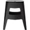 Tabouret de bar Paperflow BELLINI, hauteur d'assise 46 mm, piètement 4 pieds, polypropylène, noir, 2 pièces