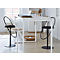 Tabouret de bar Paperflow Saturne, avec dossier, hauteur d'assise 765 mm, rembourré, 100 % recyclable, revêtement velours, divers coloris piètement &amp; revêtement