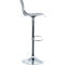 Tabouret de bar Sacramento Paperflow, siège PP, hauteur ajustable, orientable à 360°, H 590-815 mm, gris, lot de 2