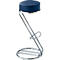 Tabouret de bar Zeta, bleu foncé, 2 pièces
