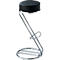 Tabouret de bar Zeta, noir, 2 pièces