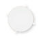 Tabouret PARIS, empilable, châssis tubulaire rond, Ø 330 x P 330 x H 460 mm, blanc/blanc