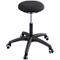 Tabouret pivotant ASSISTENT, avec roulettes, siège tissu