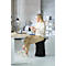 Tabouret Topstar® Sitness 4D, pour une assise mobile &amp; ergonomique, mécanisme à ressort, hauteur d'assise réglable, L 375 x P 360 x H 530-640 mm, revêtement tissu noir