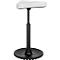 Tabouret TOPSTAR Sitness H1-Work, cuir synthétique, réglable en hauteur, semelle TPU, ressort à gaz à effet de nettoyage, résistant aux désinfectants, blanc