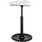 Tabouret TOPSTAR Sitness H1-Work, cuir synthétique, réglable en hauteur, semelle TPU, ressort à gaz à effet de nettoyage, résistant aux désinfectants, blanc