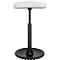Tabouret TOPSTAR Sitness H1-Work, cuir synthétique, réglable en hauteur, semelle TPU, ressort à gaz à effet de nettoyage, résistant aux désinfectants, blanc