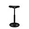 Tabouret TOPSTAR Sitness H1-Work, cuir synthétique, réglable en hauteur, semelle TPU, ressort à gaz à effet de nettoyage, résistant aux désinfectants, noir