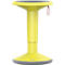 Taburete ajustable en altura UPis1, Ø 330 x H 450 - 630 mm, amarillo limón