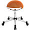 Taburete Sitness Half Ball, naranja