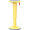 Taburete StandUP regulable en altura, Ø 330 x H 590 - 845 mm, amarillo limón