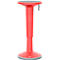 Taburete StandUP regulable en altura, Ø 330 x H 590 - 845 mm, rojo