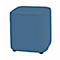 Taburete TAPA Square O Type, lana virgen, An 450 x P 450 x Al 470 mm, azul