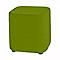 Taburete TAPA Square O Type, lana virgen, An 450 x P 450 x Al 470 mm, verde