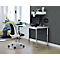 Tafel 120 x 60, wit/chroom