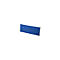 Tafelscheidingswand Aluna, 1000 x 600 mm, blauw