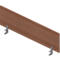 Tafelscheidingswand ARLON-OFFICE - B 1600 x H 420 mm - Canaletto noot