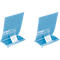 Tafelstandaard, hard plastic, inklapbaar, A6, 2 stuks