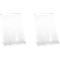 Tafelstandaard, hard plastic, inklapbaar, A6, 2 stuks