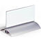 Tafelstandaard, met aluminium voet, 61 x 150 mm, 2 stuks