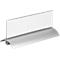 Tafelstandaard met aluminium voet 61 x 210 mm, 2 stuks