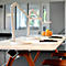 Tafelvoet voor LED-tafellamp Ovelo, ringvormig, eenvoudige steekverbinding, wit