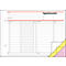 Tagelohnzettel Sigel SD065, selbstdurchschreibend, DIN A5 quer, 3 x 40 Blatt