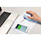 Tampon digital COLOP e-mark®, 600 dpi, micro-USB/wifi, avec cartouche d'imprimante CMY, bouton poussoir et piles, blanc
