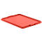 Tapa de cierre EF D 43 para caja con dimensiones norma europea, rojo