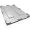 Tapa para caja industrial con volumen 330 l/470 l, L 1200 x A 800 x A 30 mm, polietileno, gris