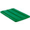 Tapa para recipiente rectangular, plástico, 135 l, verde