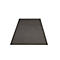 Paillasson rectangulaire anthracite avec une bordure foncée sur fond blanc.