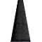 tapis anti-salissures miltex Eazycare Style, angulaire, antistatique, résistant aux UV, lavable, nylon haute torsion &amp; caoutchouc niltril, 850 x 3000 mm, noir profond