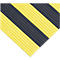 Tapis chemin ergonomique, à la découpe, 1000 mm de large, noir/jaune