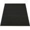 Tapis noir de forme rectangulaire, légèrement incliné.