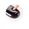 Tapis de souris avec coussinet en gel Kensington Duo, canaux d'aération, fonction mémoire, L 182 x P 240 x H 25 mm, noir-gris