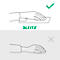 Tapis de souris et repose-poignets Leitz Ergo, ergonomique, 2 hauteurs réglables, L 200 x P 260 x H 23 mm, gris velours