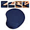 Tapis de souris hama Ergonomic Mini, repose-poignets rembourré, L 200 x l 230 x H 21 mm, mousse PU à mémoire de forme, bleu