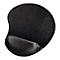 Tapis de souris hama Ergonomic Mini, repose-poignets rembourré, L 200 x l 230 x H 21 mm, mousse PU à mémoire de forme, noir