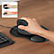 Tapis de souris hama Ergonomic Mini, repose-poignets rembourré, L 200 x l 230 x H 21 mm, mousse PU à mémoire de forme, noir