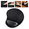 Tapis de souris hama Ergonomic Mini, repose-poignets rembourré, L 200 x l 230 x H 21 mm, mousse PU à mémoire de forme, noir